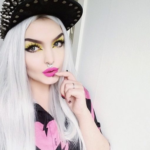 Ice Queen - Lush Wigs UK Calling all Ice queens and snow queens! A sleek style with platinum muted hues.