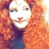 Merida is in a league of its own! It is a tumbling mass of auburn set in tight ringlet curls. Naturally, as the name suggests, instant Princess Merida Brave vibes!