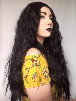Jet black extra long wig | Winter by Lush Wigs UK