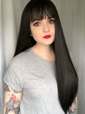 black wigs with bangs