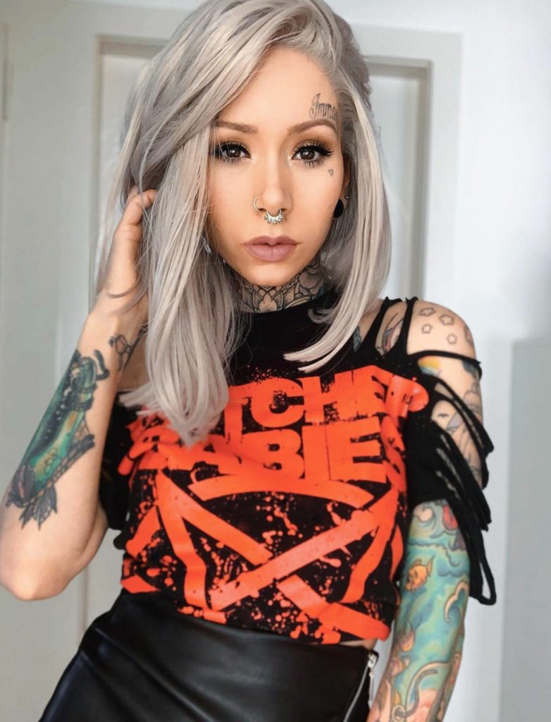 Silver grey lace front bob wig | Rococo by Lush Wigs UK