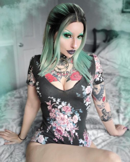 Green straight long bob lace front wig. Apple takes on a pastel green hue. Dark grown out roots add dimension to this animated style. In a chic long bob cut. Its is perfect for a spectrum of new looks.