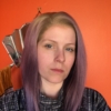 Purple long wavy lace front wig. Want to make an impact with seriously distinctive hair. Byzantium has a natural twist with blonde roots that blend into a lilac.