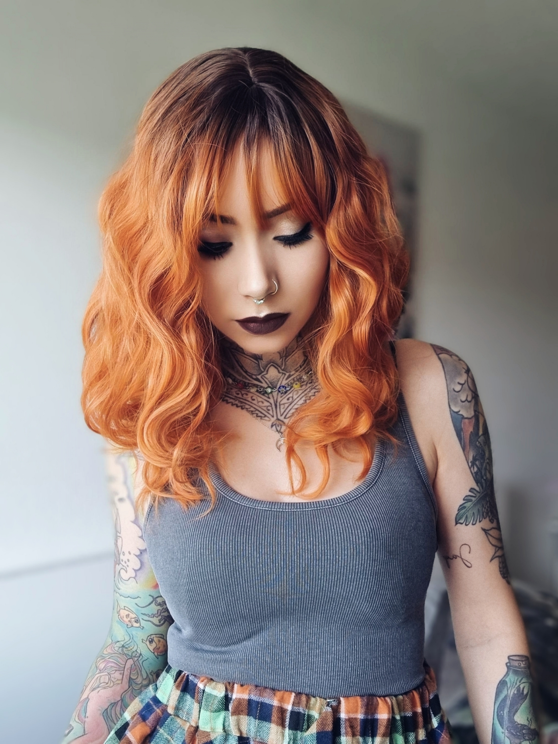 Beautiful orange ?  wig Ginger Orange Curly Wig ?| Perfect Fall Time Look  main image 3