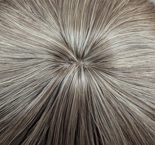 Echo - Lush Wigs UK This wig comes in a light chestnut colour from roots to tips. Lots of volume with its abundance of curls that fall just past the shoulders. A sleek full blunt fringe finishes the look.