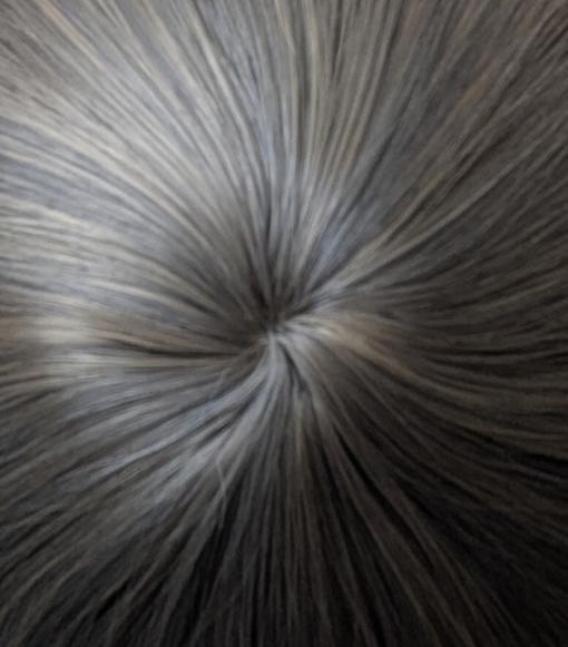 Grey Skies - Lush Wigs UK This wig has a mixture of sandy and mushroom blonde tones from the roots to ash blonde dip dye tips. Styled sleek with long layers falling to the waist. The fringe is long and sleek.