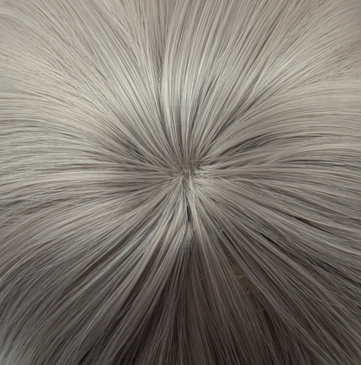 Lorna - Lush Wigs UK Lorna is a rework of the platinum blonde colour with a muted lemon undertone, producing a bleach blonde effect. A sprinkle of sandy blonde roots, creating a natural feel. Poker straight, long one length bob (lob) with a sleek full blunt fringe.