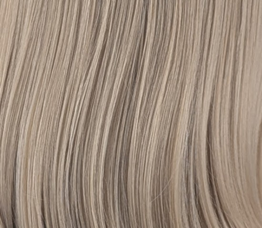 Myrtle - Lush Wigs UK This sandy natural blonde wig is simple and chic. Brown shadowed roots melt into a blonde hue with sun-kissed tips that create the perfect shades for a natural look. A straight one-length bob that curls under at the ends.