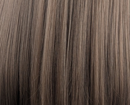 Veronica - Lush Wigs UK Veronica is a beautiful natural colour of golden brown from roots to tips. A straight one length blunt style with with a sleek light fringe.