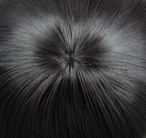 Dark Chocolate - Lush Wigs UK This natural wig is a mix of warm dark brown almost black colour. Styled sleek with long layers at the front. A full blunt fringe gives a full volume look to this medium-long layered style.